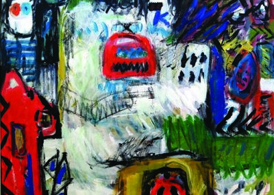 Dalia Raviv, Memories of War, 2016, 104.5 x 120 cmMixed Media on Canvas,