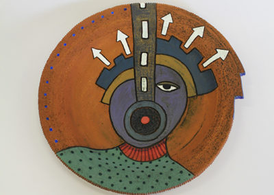 Theo Ntuntwana, Idelendlela, 2020, Ceramic, 42.5 cm
