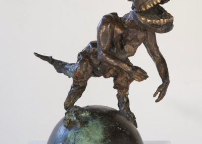 Cobus Haupt, Dragon, 2018, bronze, 34cm x 34cm x 20cm