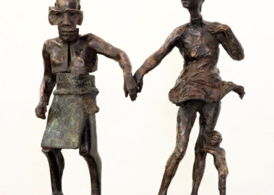 Cobus Haupt, Searching for a Place, 2018, bronze, 30cm x 45cm x45cm