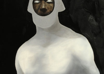 Paballo Majela, Guardian Elder, 2020, oil on canvas, 84 x 119 cm