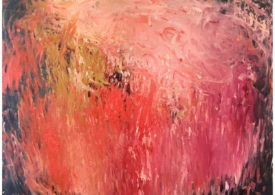 Katherine Bull, Blind Fingers_ Calling the Rain, 2018, oil on canvas, 94 x 79 cm